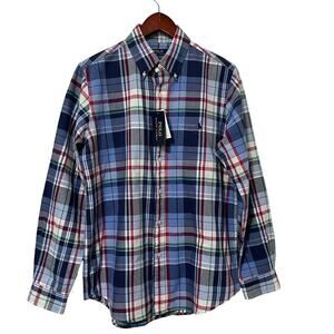 Polo‎ Ralph Lauren Pony Tartan Plaid Oxford Shirt Men's Size M Classic Fit NWT